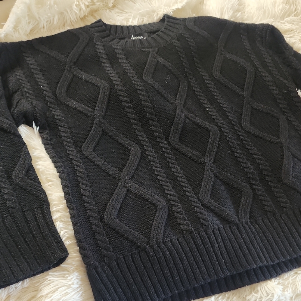 FASHION cableknit Sweater